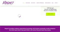 Desktop Screenshot of magnetconsulting.com